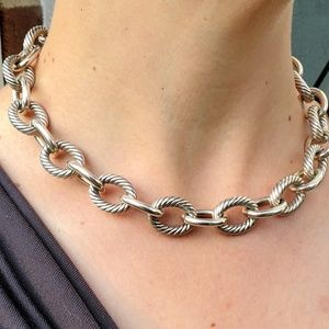 David Yurman Oval Link Necklace